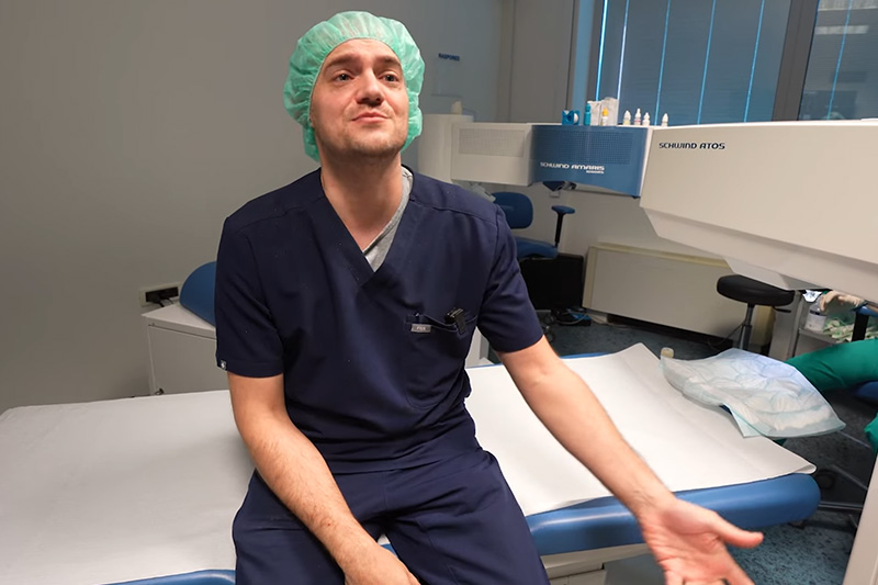 dr. Ivan Gabrić laserski je skinuo doptriju